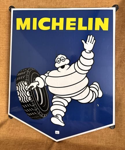Targa smaltata MICHELIN  h 80 x 60