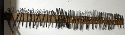 Kollektion mit 40 Lockenstäben