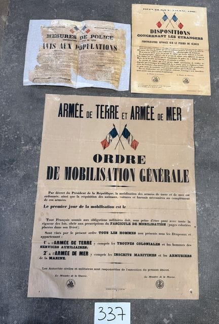 Manifesto “Ordine di mobilitazione generale” + 1 f