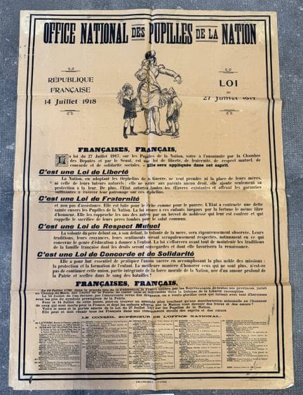 Manifesto dell’Ufficio Nazionale dei Pupilli della