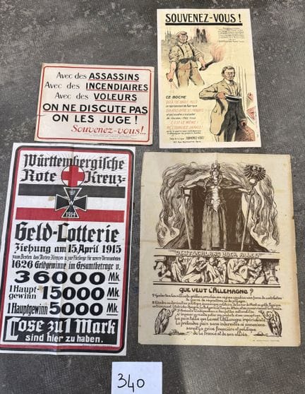 Manifesto «Cosa vuole la Germania» V Prouvé 1918 +