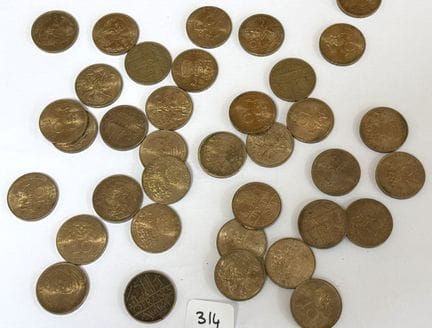 Lot de Pièces de 10 Francs Mathieu commémoratives