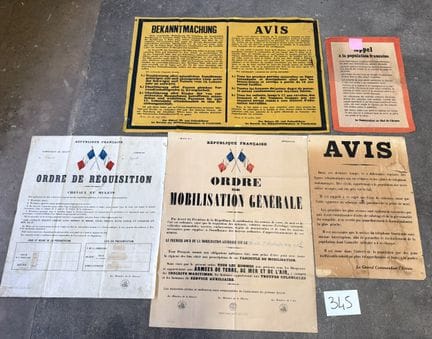 Manifesto «Avviso ai sabotatori e alle loro famigl
