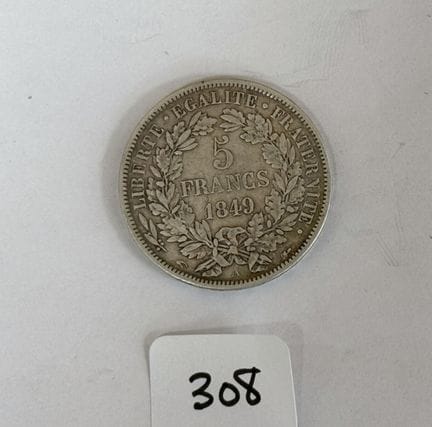5 Francs CERES 1849