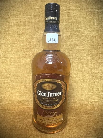 1 Bouteille de Whisky GLEN TURNER Héritage Double 