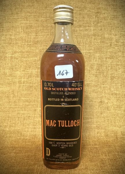 1 Bouteille de Whisky MAC TULLOCH LABEL