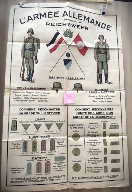 Manifesto didattico militare «L’esercito tedesco -