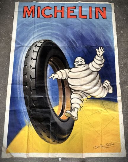 Grande manifesto pubblicitario MICHELIN di Albert 