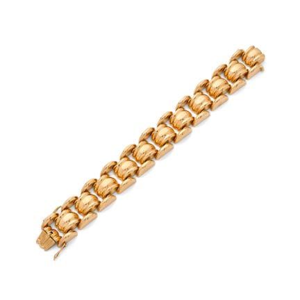 ARMBAND „TANK“

18 Karat Gold (750)
Hergestellt in