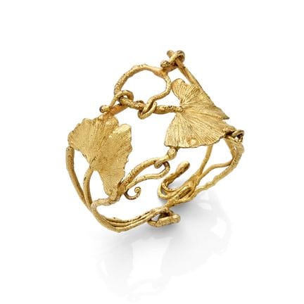 Claude LALANNE

Armband „Ginkgo“

Vergoldete Bronz