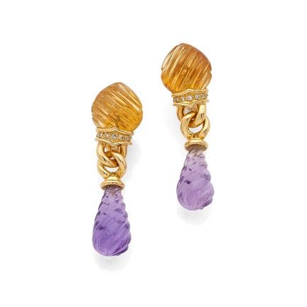PAAR OHRRINGE „TORSADES“

Citrine und Amethyste mi