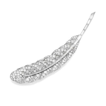 VAN CLEEF &amp; ARPELS

Anstecknadel „Plume“

Diam