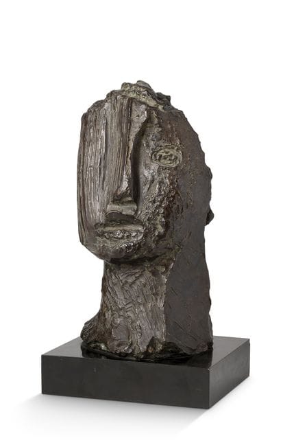 让·福特里耶（1898—1964）

《悲剧性巨头》，1942年

青铜，瓦尔苏阿尼铸造，左侧签名，