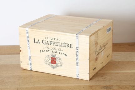6 B CHÂTEAU LA GAFFELIERE (Caisse Bois d'origine c