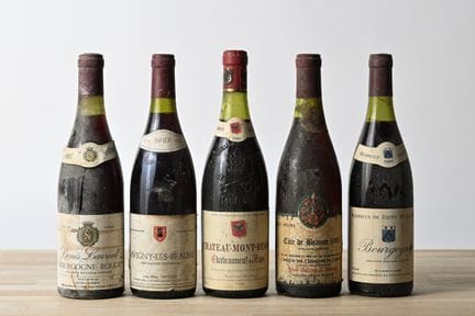 1 botella de CHÂTEAUNEUF DU PAPE Tinto (3 cm; e.t.