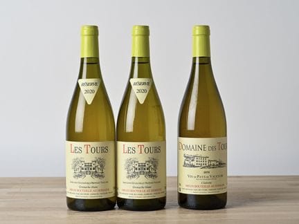 2 B IGP VAUCLUSE GRENACHE Blanc - 2020 - Les Tours