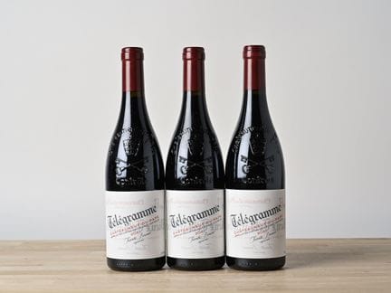 3 B CHÂTEAUNEUF DU PAPE TELEGRAMME Red - 2021 - Br