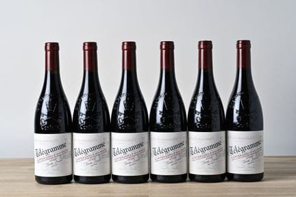 6 B CHÂTEAUNEUF DU PAPE TELEGRAMME Red - 2022 - Br