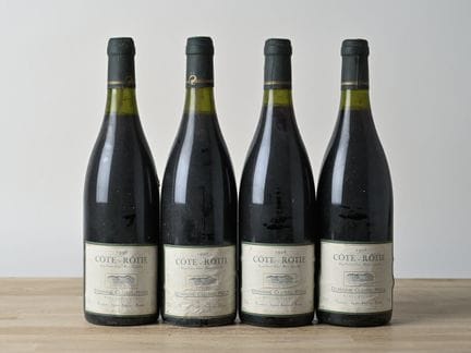 4 B CÔTE-RÔTIE (2 à 2,5 cm; étiquettes plissées) -