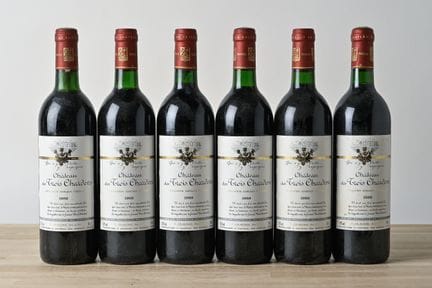 6 B CHÂTEAU DES TROIS CHARDONS (3 T.L.B.+; 1 cápsu