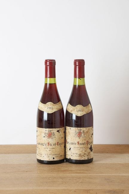 2 B ROMANEE-SAINT-VIVANT (Grand Cru) (etiqueta; ca