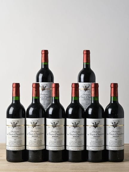8 B CHÂTEAU DES TROIS CHARDONS  - 1999 - Margaux