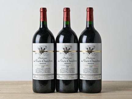 3 Mag CHÂTEAU DES TROIS CHARDONS  - 1999 - Margaux
