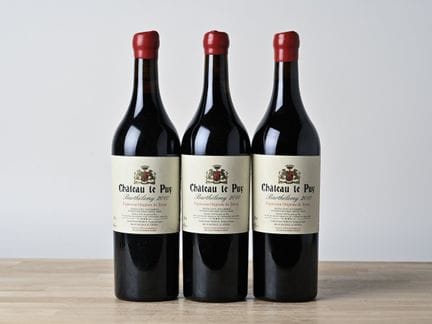 3 B CHÂTEAU LE PUY BARTHELEMY (1 damaged wax capsu