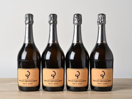 4 B CHAMPÁN BRUT Rosado - NM - Billecart-Salmon