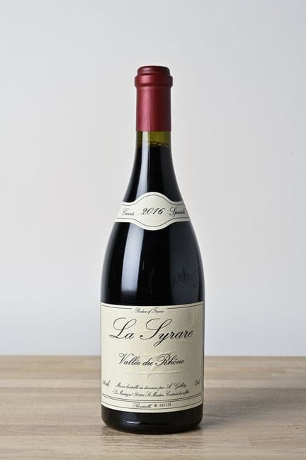 1 B CÔTES DU VIVARAIS LA SYRARE (pleated label) - 