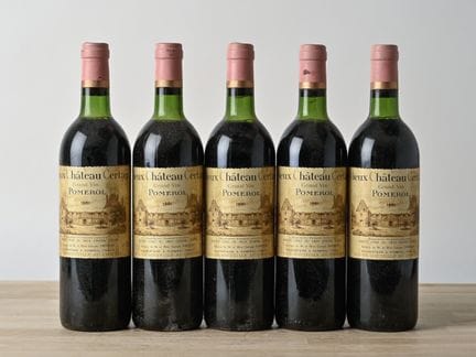 5 B VIEUX CHÂTEAU CERTAN (T.L.B.-; e.t.h.; 1 c.l.a