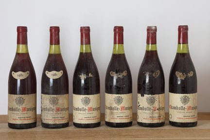 4 B CHAMBOLLE-MUSIGNY (de 2 a 2,8 cm; e.t.h., de l