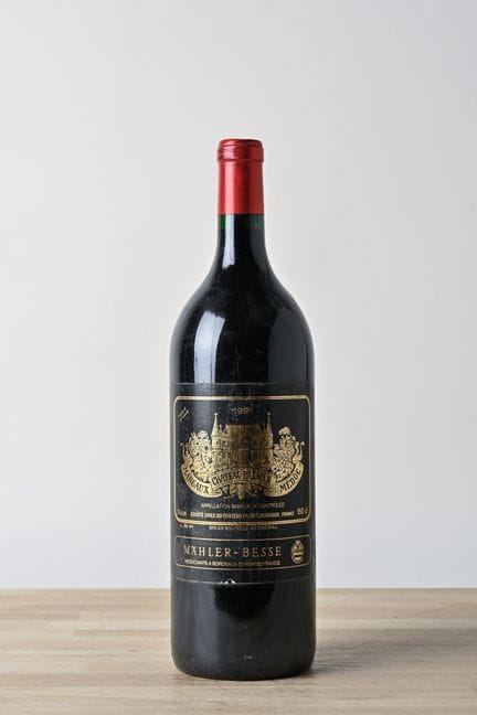 1 botella de CHÂTEAU PALMER (e.l.a.) - 1991 - GCC3