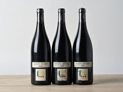 3 botellas de NUITS-SAINT-GEORGES (1er Cru) (entre