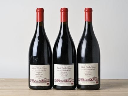 3 Mag FLEURIE CUVÉE VIEILLES VIGNES, "CHAMPAGNE" L