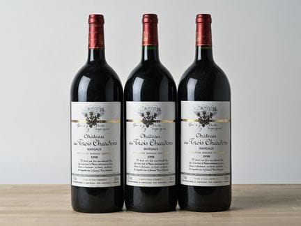 3 Mag CHÂTEAU DES TROIS CHARDONS  - 1998 - Margaux