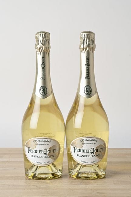2 B CHAMPÁN BRUT BLANC DE BLANC  - NM - Perrier-Jo