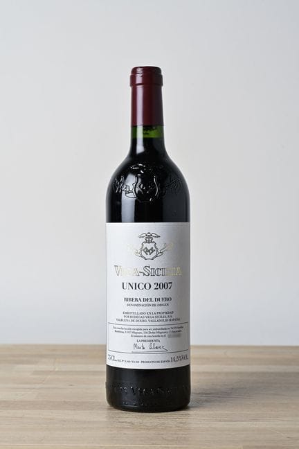 1 B RIBERA DEL DUERO UNICO - 2007 - Vega Sicilia
