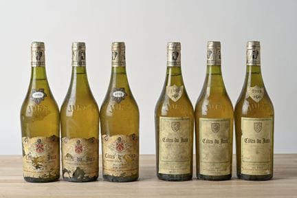 3 B CÔTES DU JURA (e.t.h. dont 1 e.a; 2 clm.s; 1 c