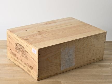 12 B CHÂTEAU LA LAGUNE (Caja de madera original) -