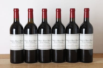 6 B CHÂTEAU HAUT-BAILLY (Caisse Bois d'origine) - 