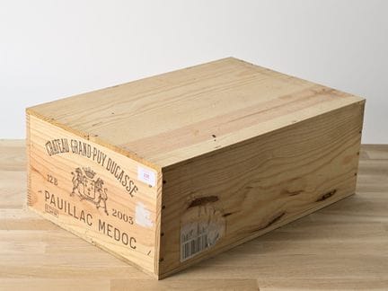 12 B CHÂTEAU GRAND PUY-DUCASSE (Caja de madera ori