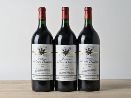 3 Mag CHÂTEAU DES TROIS CHARDONS (e.l.s.) - 1996 -