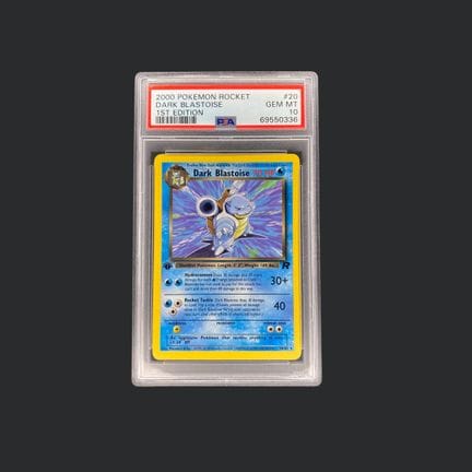 Pokémon: Dark Blastoise Rocket 1st Edition PSA 10
