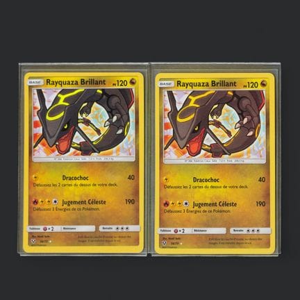 Pokémon: Rayquaza

Two loose Rayquaza Shiny cards 