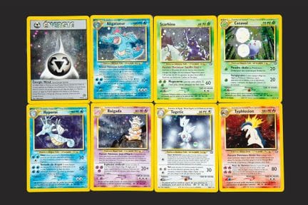 Pokémon: 8 holographic cards

Neo Genesis

Languag