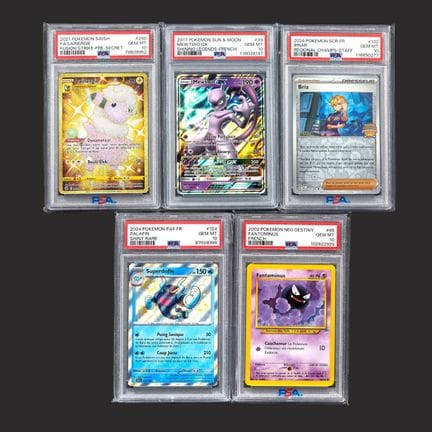 Pokémon: French Low POP Cards

A set of 5 French c