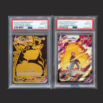 Pokémon: Pikachu—Lost Origin

A set of two French 