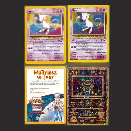 Pokémon: Mew Black Star Wizards Promo and Unumbere