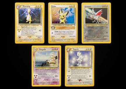 Pokémon: 5 Neo Genesis Holo Cards

5 Neo Genesis h
